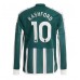 Manchester United Marcus Rashford #10 Kopio Vieras Pelipaita 2023-24 Pitkät Hihat